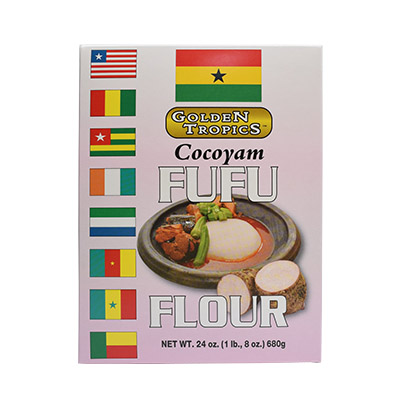 fufu cocoyam mehl - golden tropics - 681g alimentation